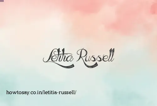 Letitia Russell