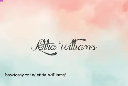 Letitia Williams