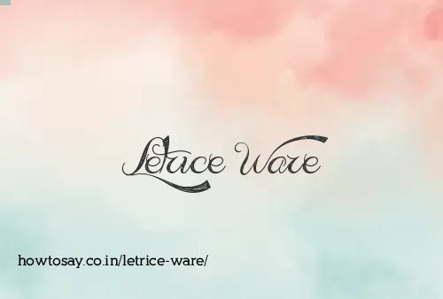 Letrice Ware
