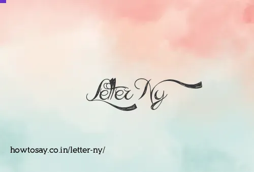 Letter Ny