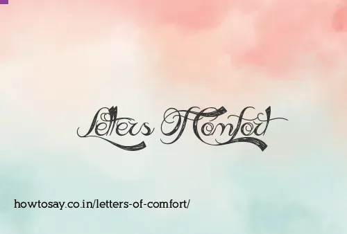 Letters Of Comfort