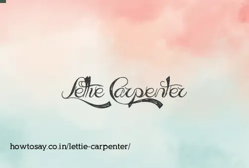 Lettie Carpenter