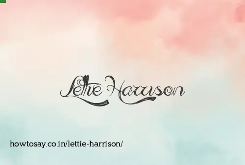 Lettie Harrison