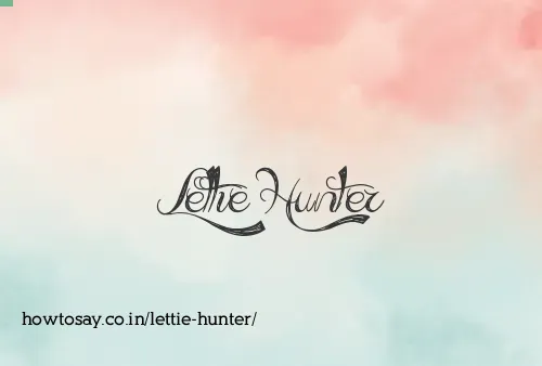 Lettie Hunter