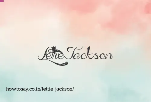 Lettie Jackson