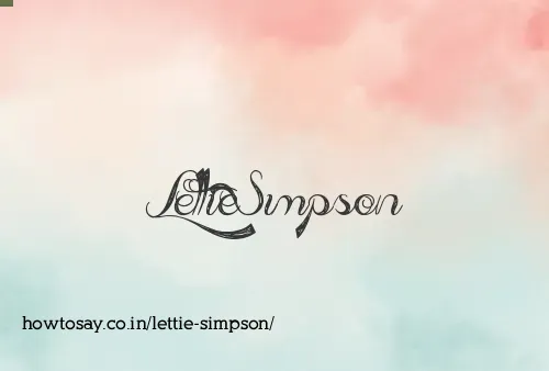 Lettie Simpson