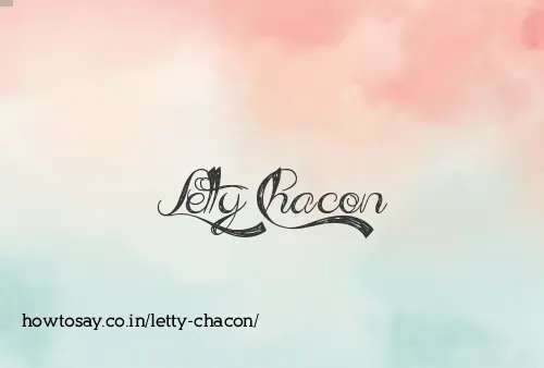 Letty Chacon