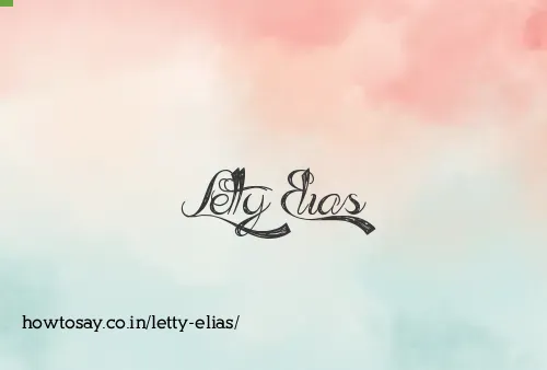 Letty Elias