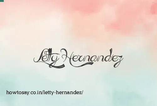 Letty Hernandez