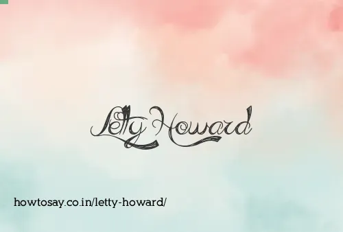 Letty Howard