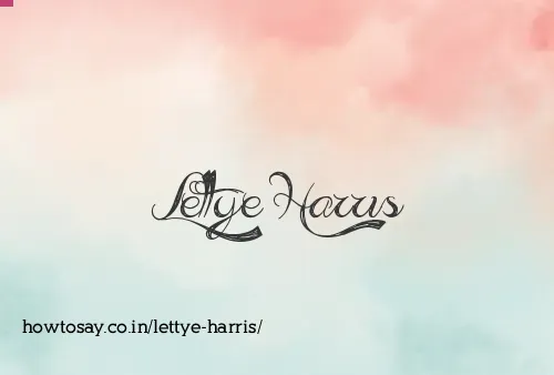 Lettye Harris