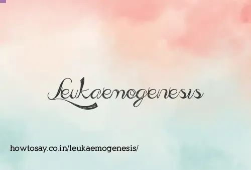 Leukaemogenesis