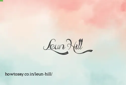 Leun Hill