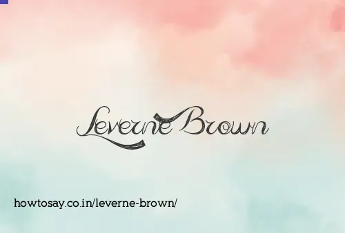 Leverne Brown