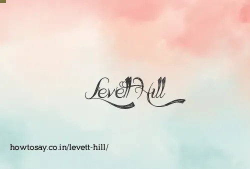 Levett Hill