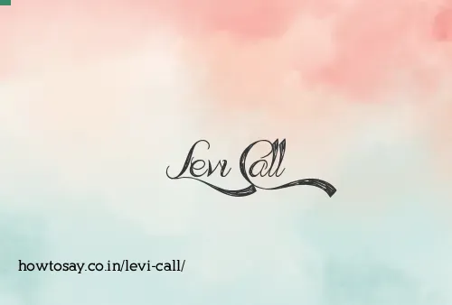 Levi Call