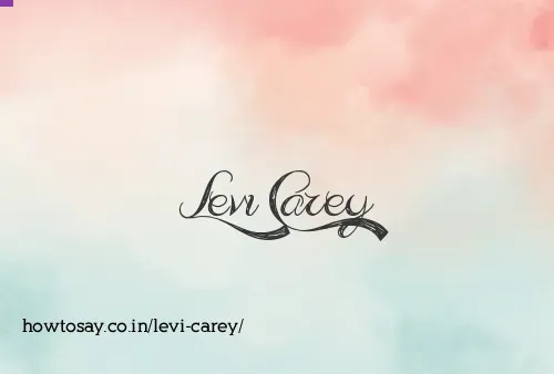 Levi Carey