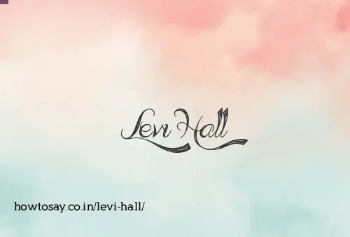 Levi Hall