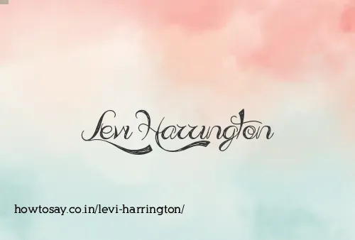 Levi Harrington