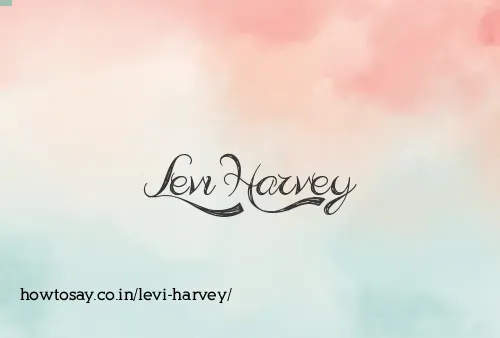Levi Harvey