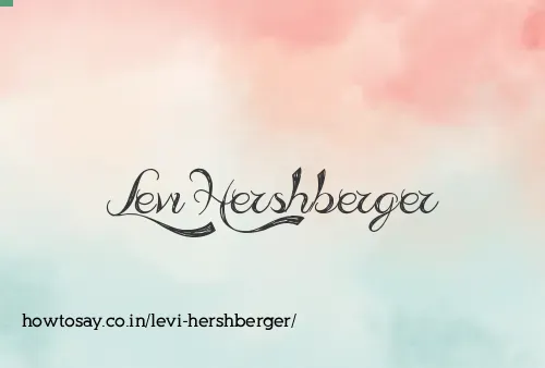 Levi Hershberger