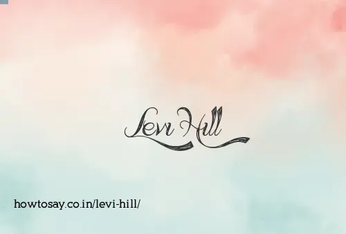 Levi Hill