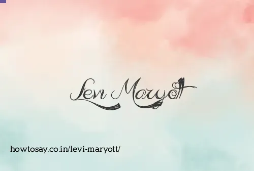 Levi Maryott
