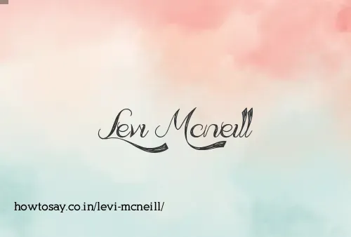 Levi Mcneill