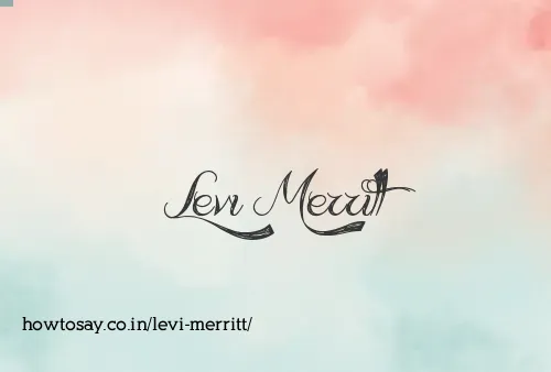 Levi Merritt