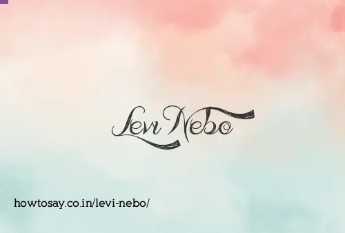 Levi Nebo