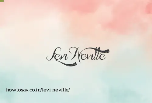 Levi Neville