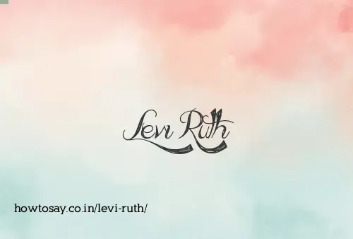 Levi Ruth