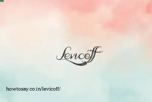 Levicoff