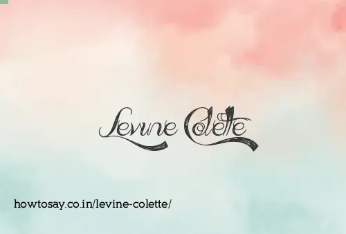 Levine Colette