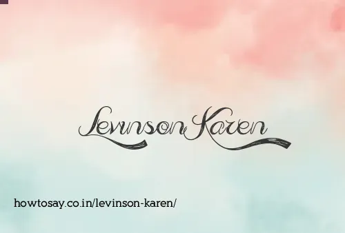 Levinson Karen