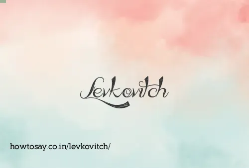Levkovitch