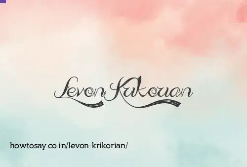 Levon Krikorian