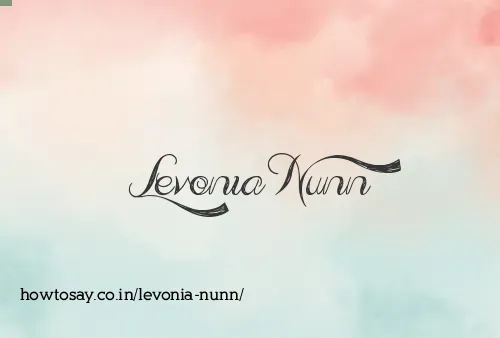 Levonia Nunn