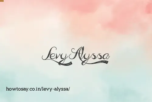 Levy Alyssa