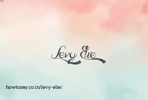 Levy Elie