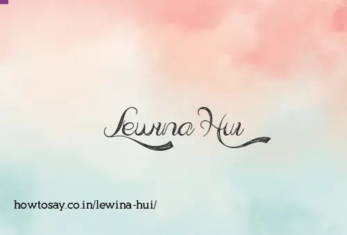 Lewina Hui