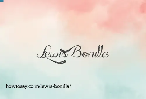 Lewis Bonilla