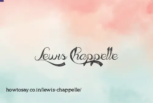 Lewis Chappelle