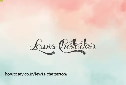 Lewis Chatterton