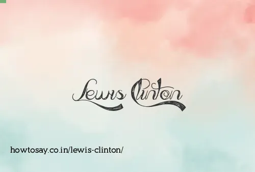 Lewis Clinton