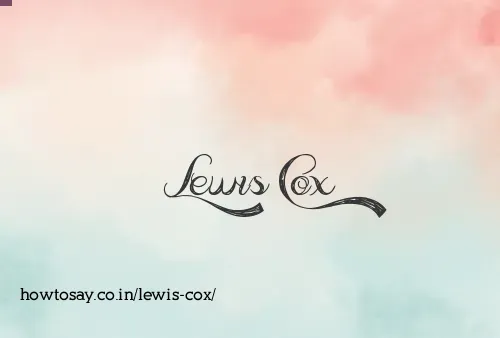 Lewis Cox