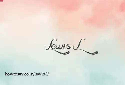 Lewis L