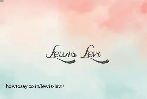Lewis Levi