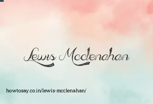 Lewis Mcclenahan