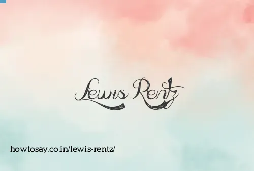 Lewis Rentz